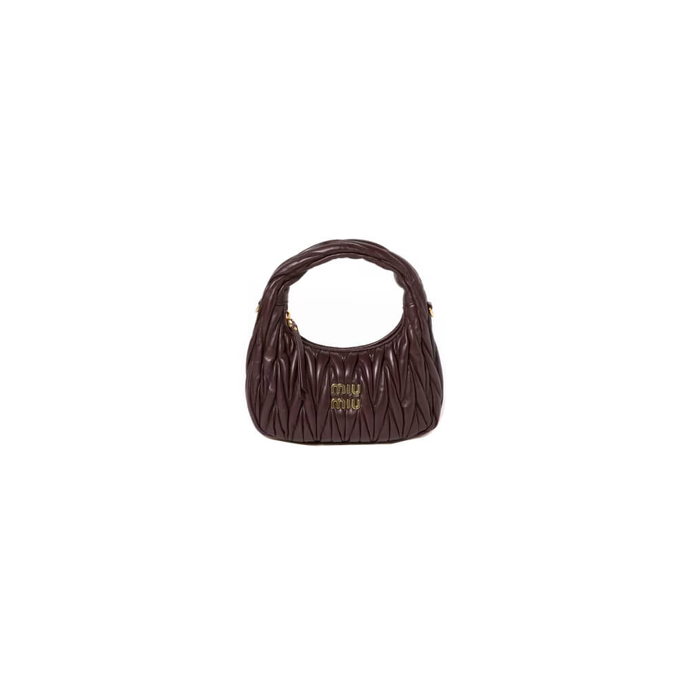Small Wander matelasse nappa leather hobo bag(HIGH-END GRADE)