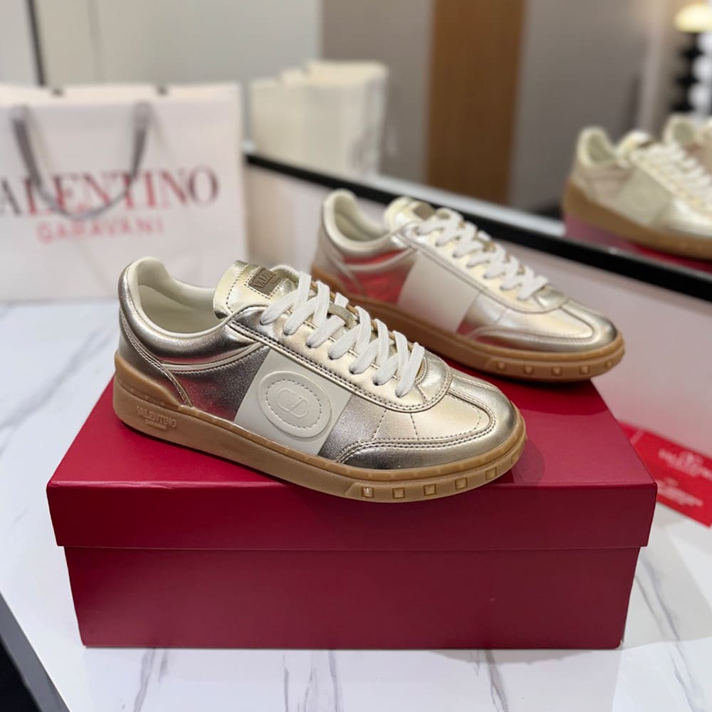 VALENTINO Women s UPVILLAGE calfskin sneakers