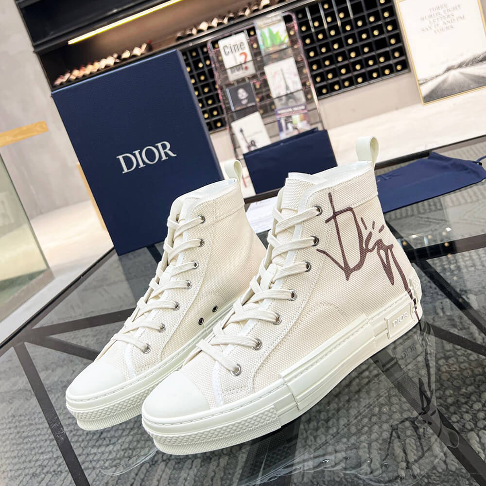 B23 CACTUS JACK DIOR HIGH-TOP SNEAKER
