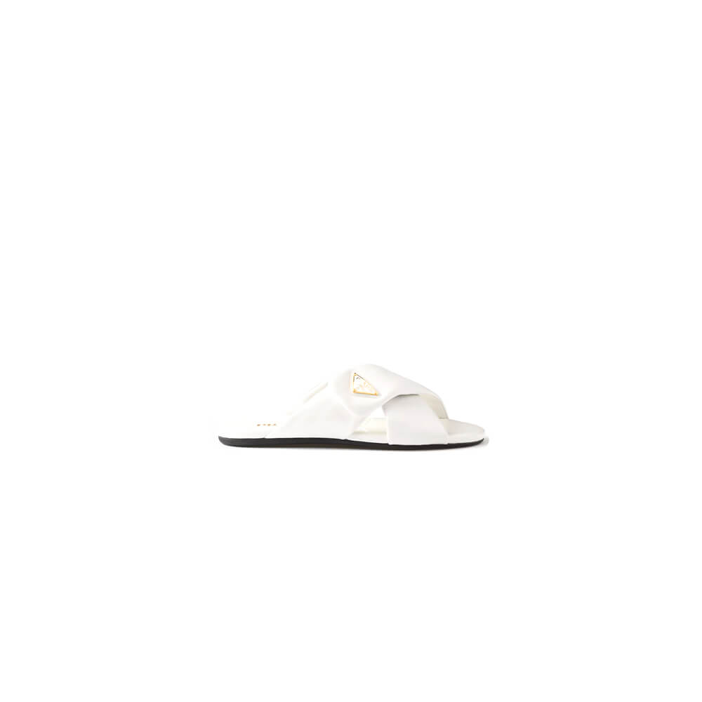 Prada Padded nappa leather slides