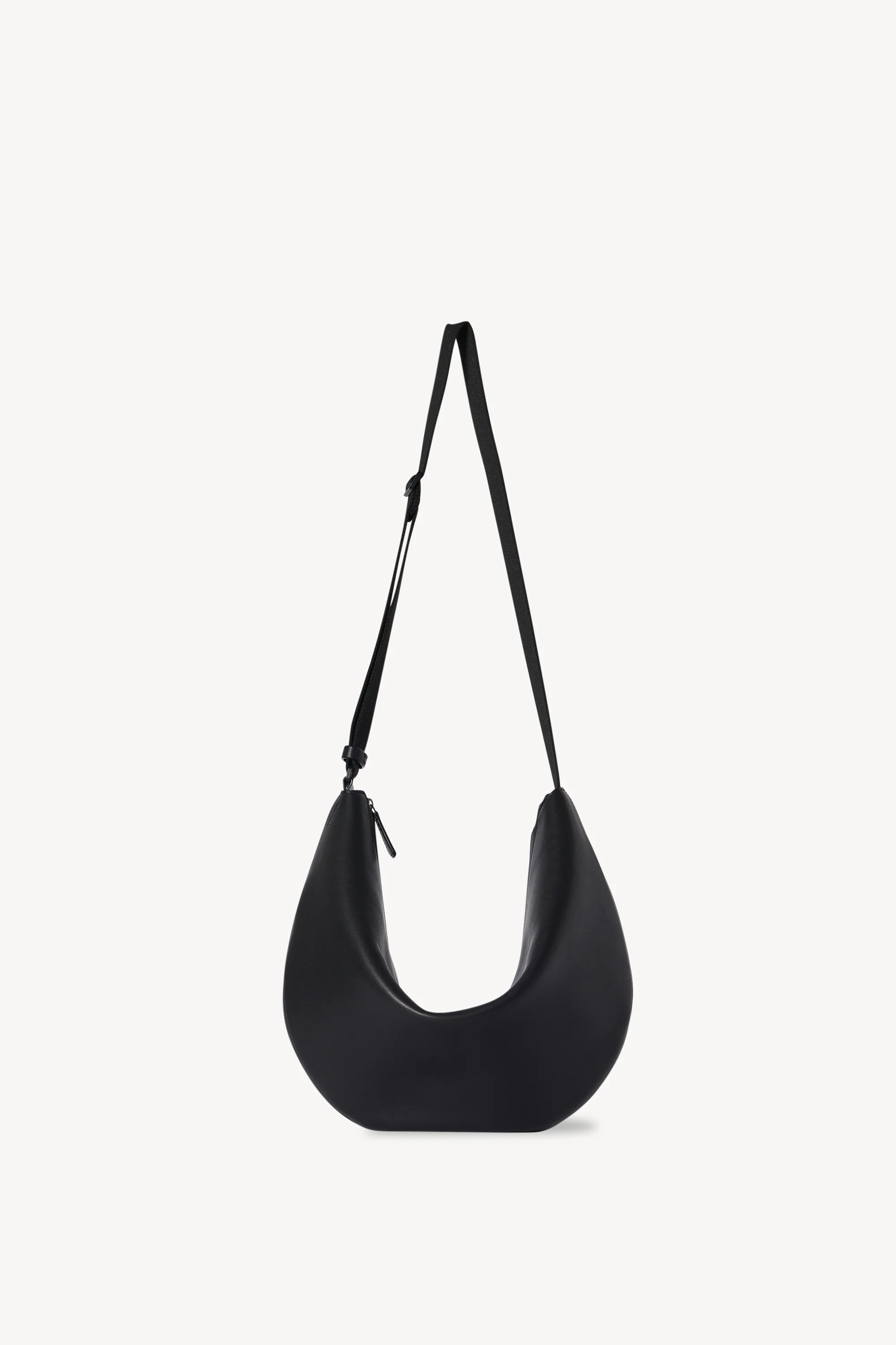 Crossbody Crescent Bag in Leather
